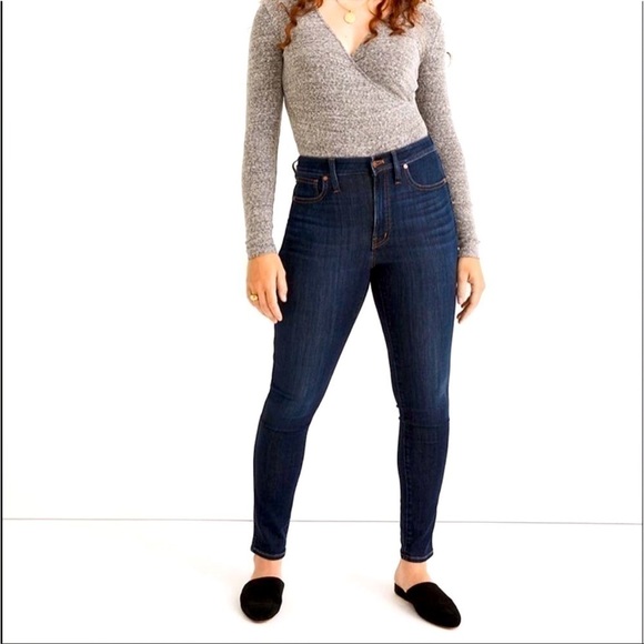 Madewell Denim - NWT Madewell Curvy High-Rise Skinny Jeans in Woodland Wash Size 37T